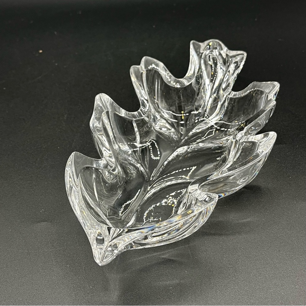 Marquis Waterford Crystal Oak Leaf Dish - Picture 3 of 15